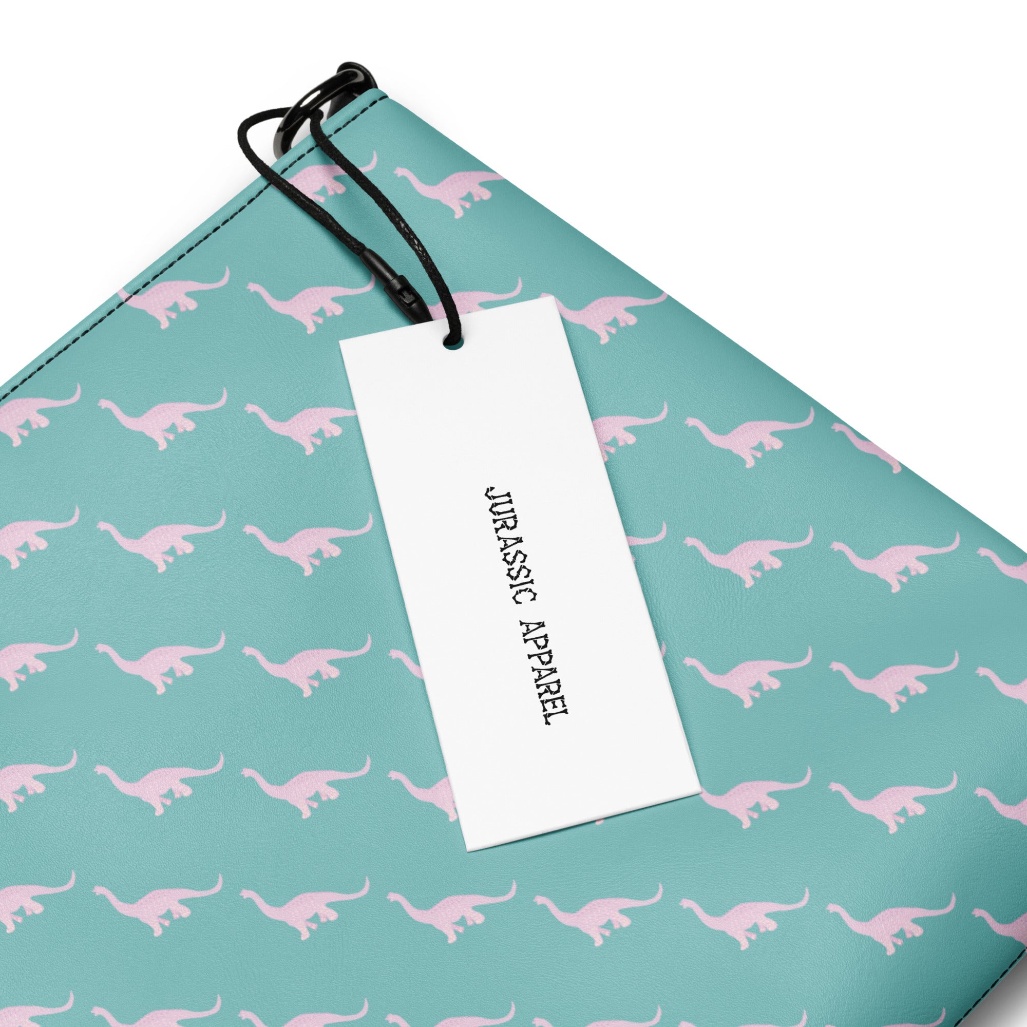 Pink and Green Brontosaurus - Dinosaur Purse