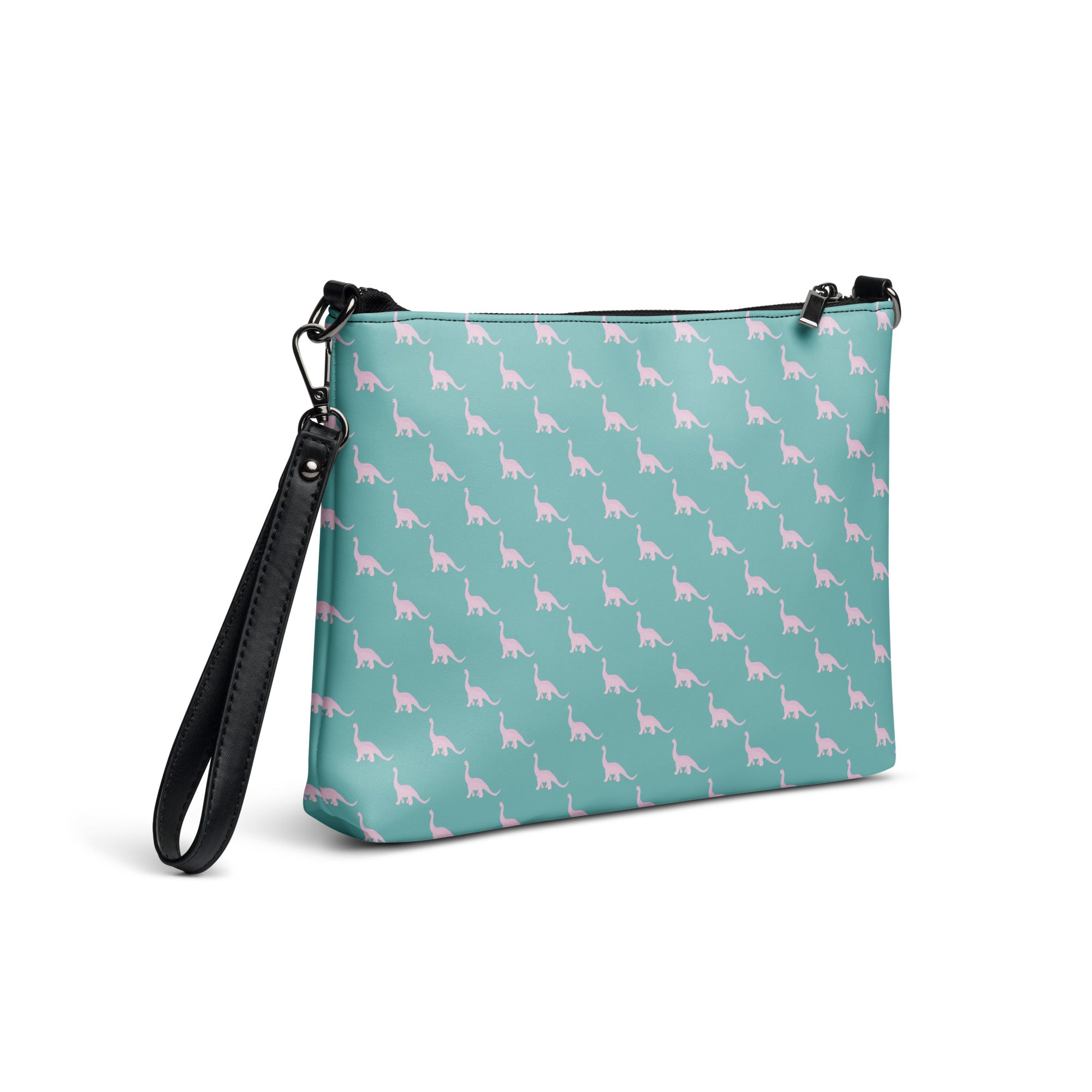 Pink and Green Brontosaurus - Dinosaur Purse