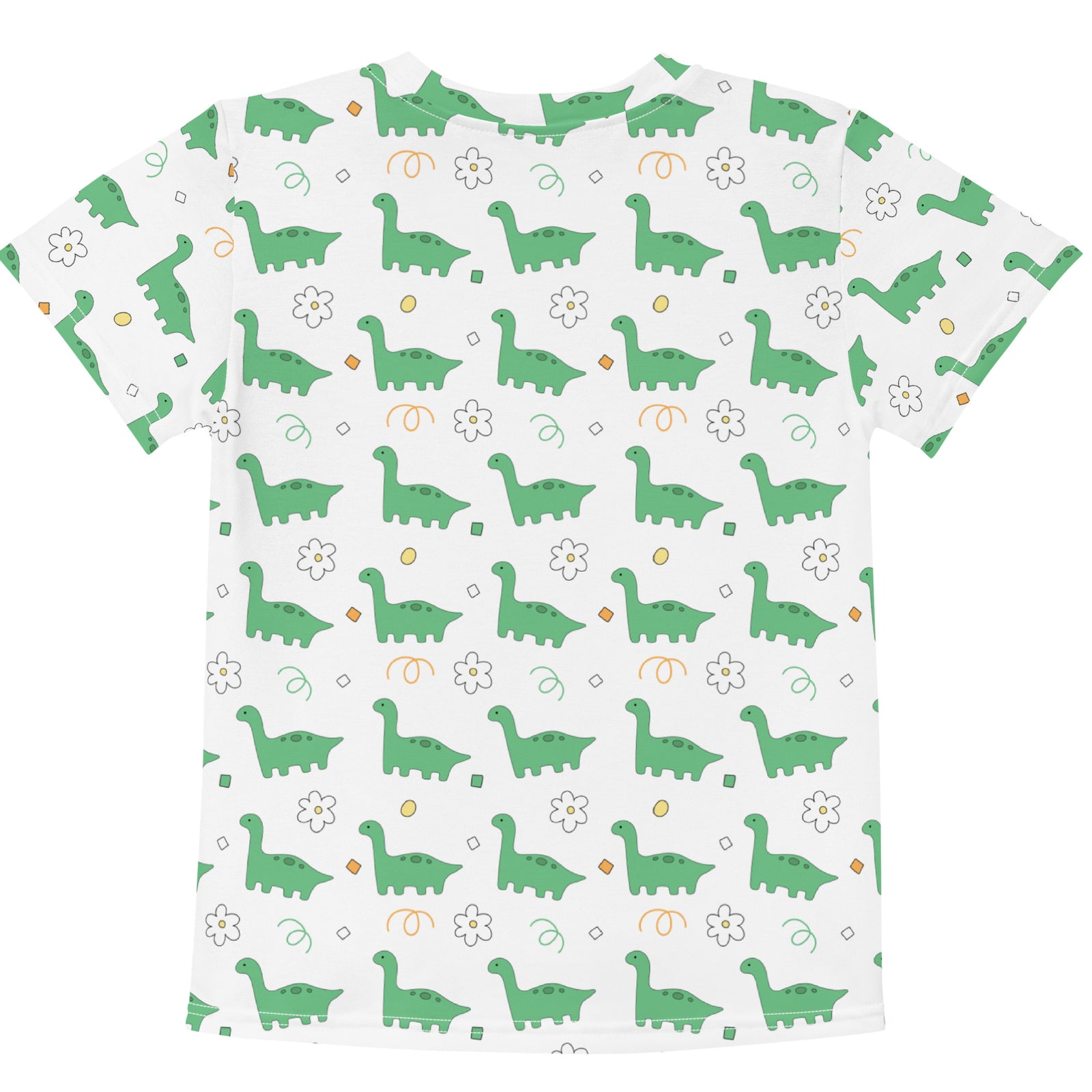 Brontosaurus Flowers - Toddler Dinosaur T-Shirt