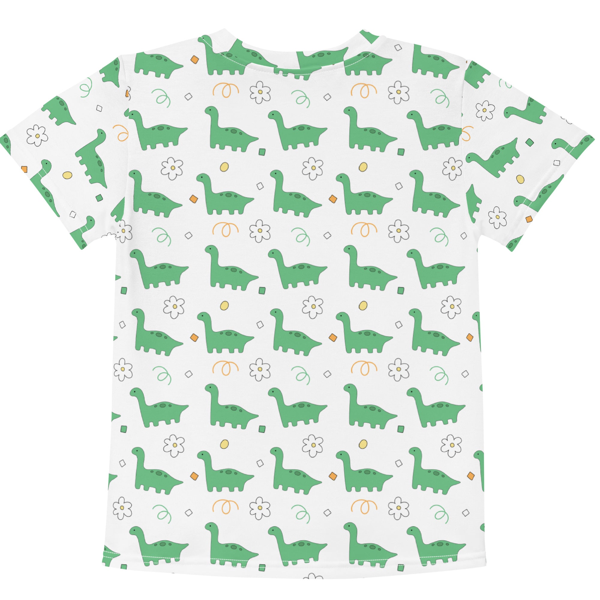 Brontosaurus Flowers - Toddler Dinosaur T-Shirt