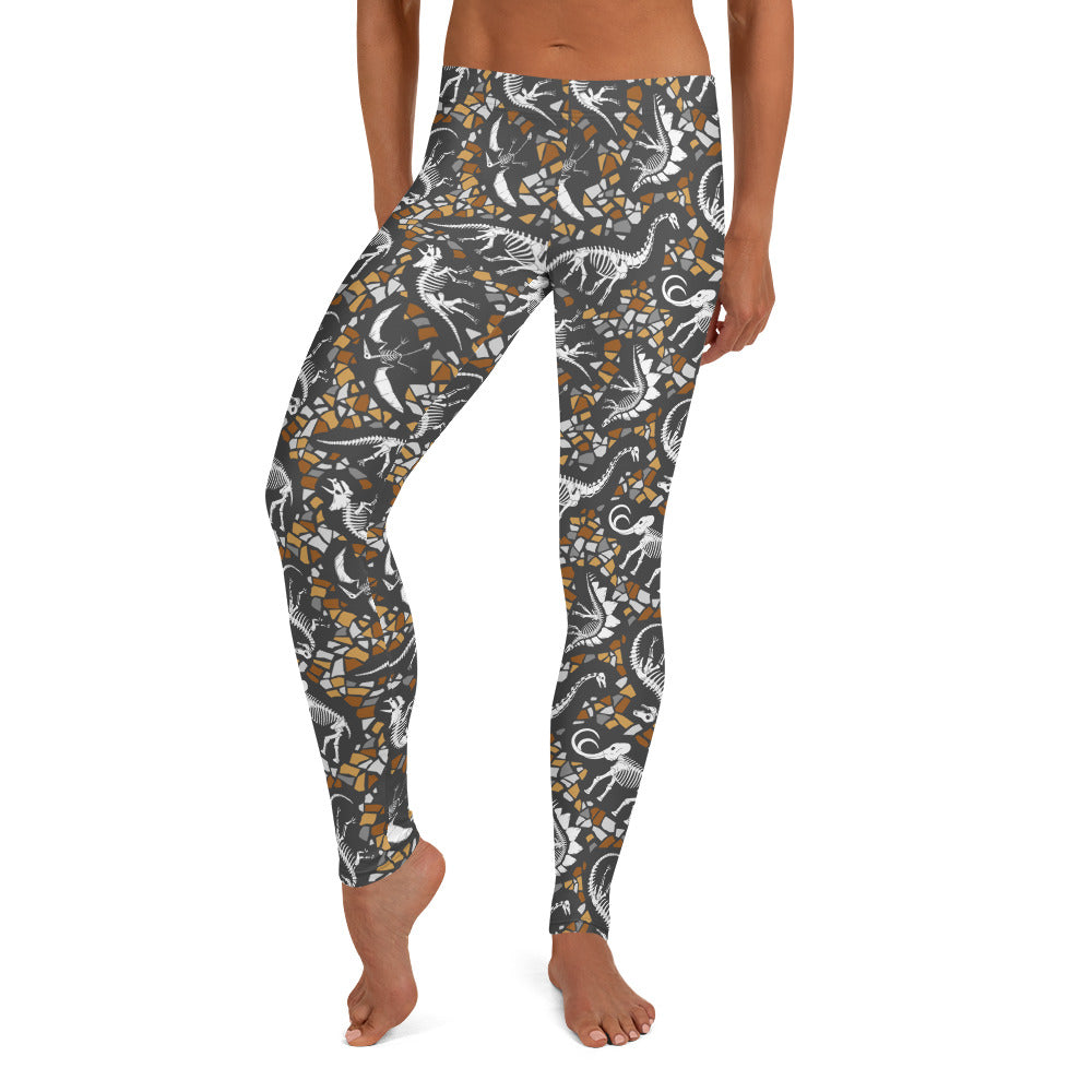 Dinosaur Terrazzo - Dinosaur Leggings
