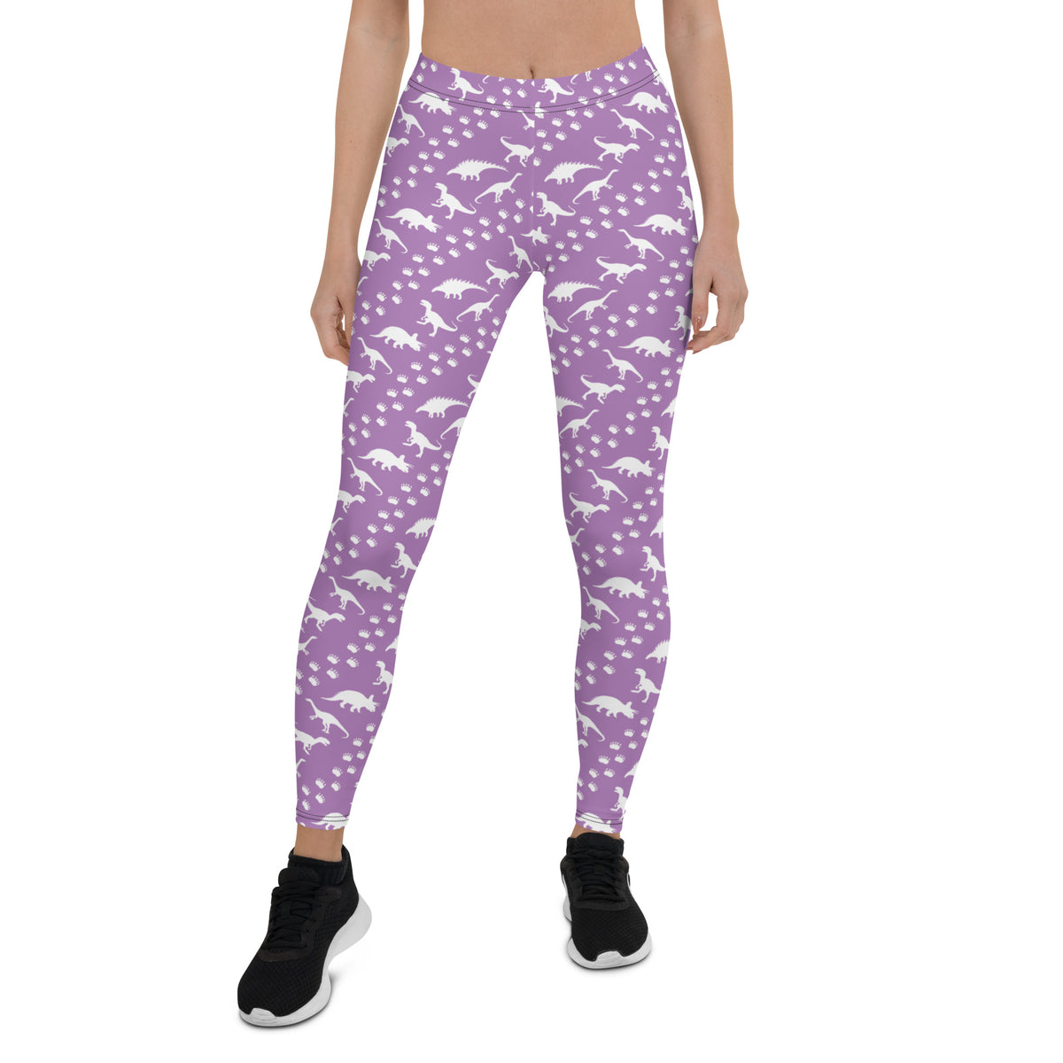 Purple Dinos - Dinosaur Leggings