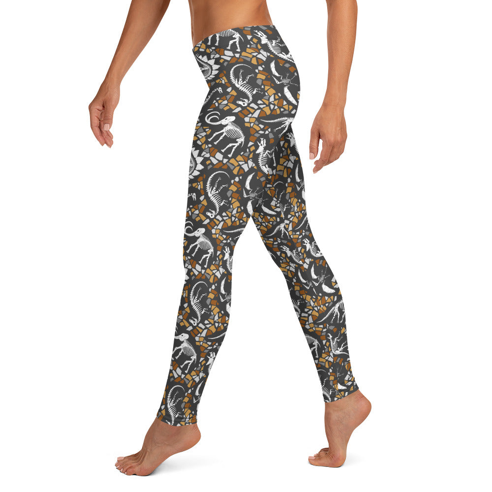 Dinosaur Terrazzo - Dinosaur Leggings