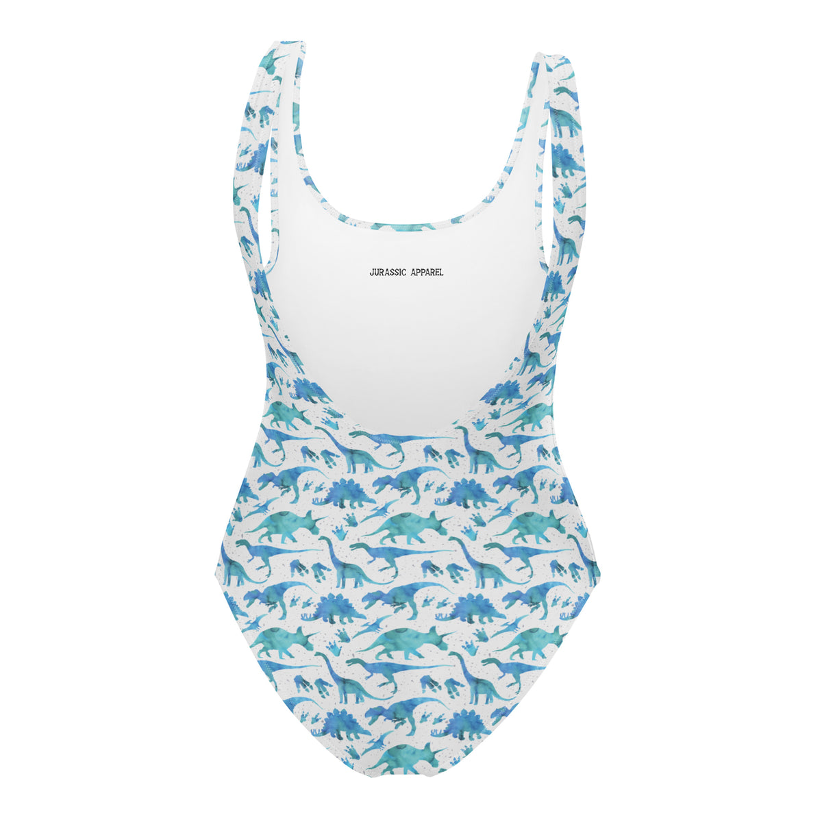 Blue Watercolor Dinos - Women&#39;s Swimsuit