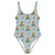 SUP Rex - Women's Dinosaur One-Piece Swimsuit