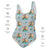 SUP Rex - Women's Dinosaur One-Piece Swimsuit