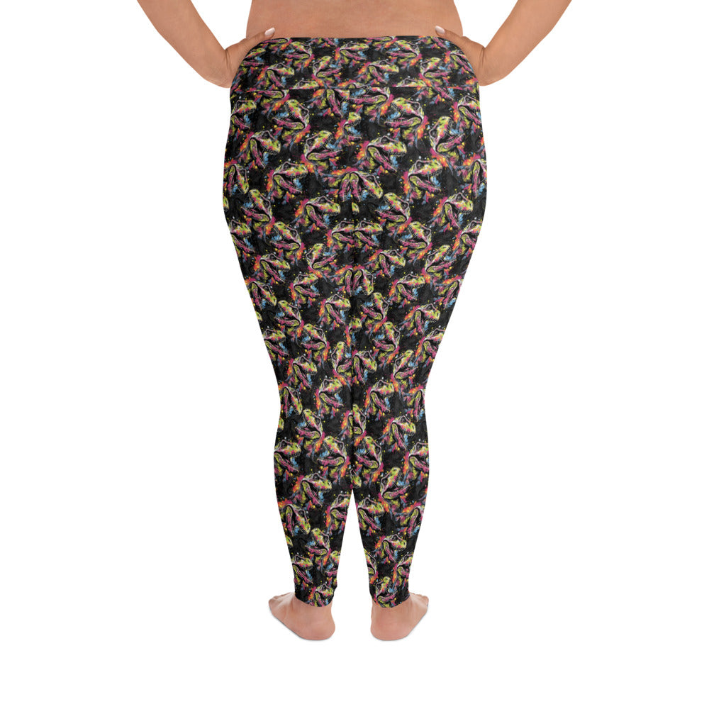 Splashin' Rex - Dinosaur Plus Size Leggings