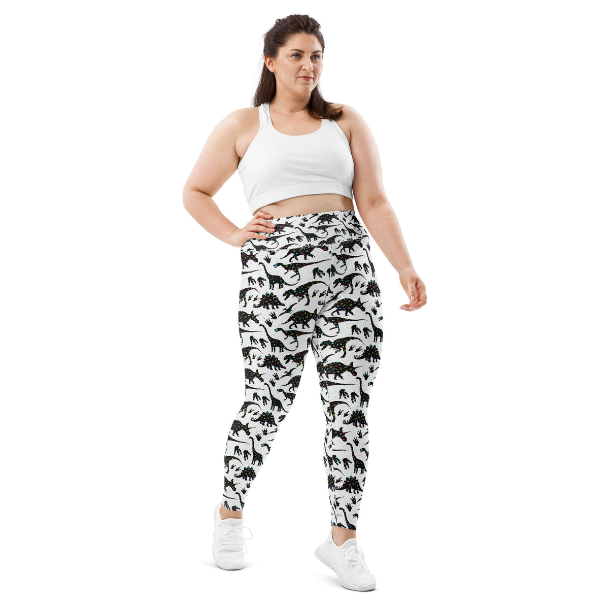 Crazy 90&#39;s - Dinosaur Plus Size Leggings