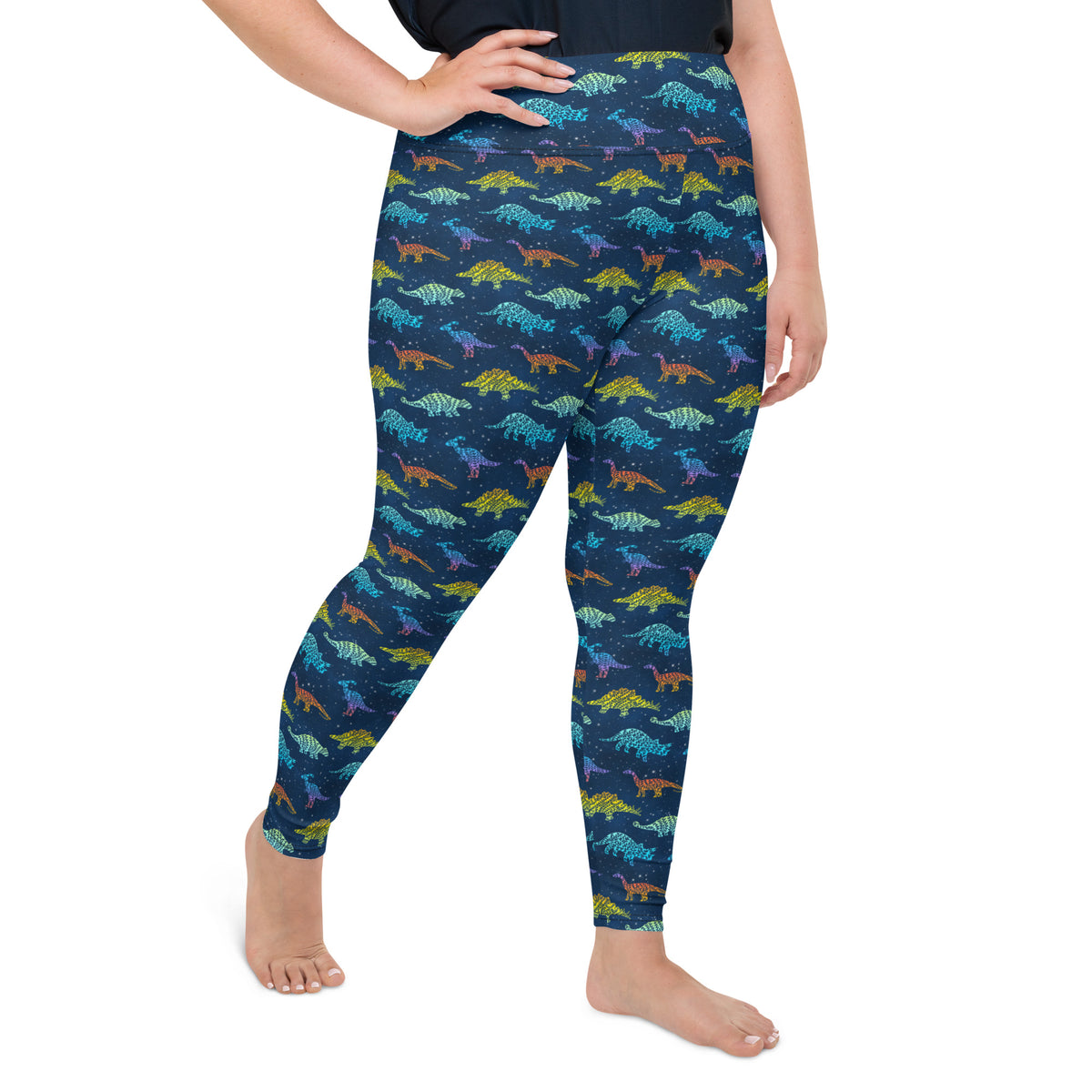 Rainbow Galaxy - Women&#39;s Plus Size Leggings
