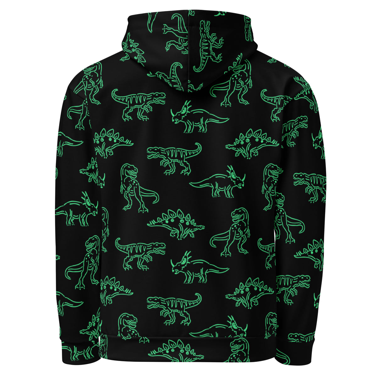 Neon Dinos - Dinosaur Hoodie