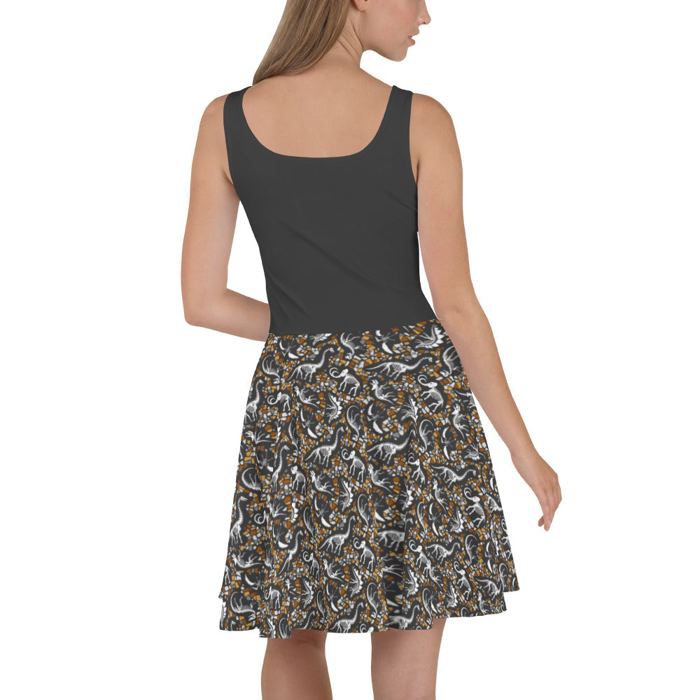 Dinosaur Terrazzo - Women's Dinosaur Dress