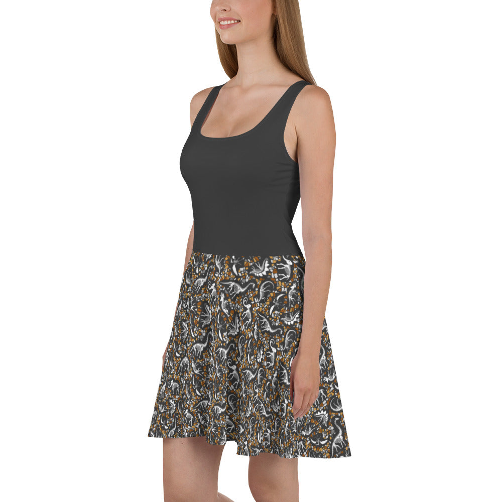 Dinosaur Terrazzo - Women's Dinosaur Dress