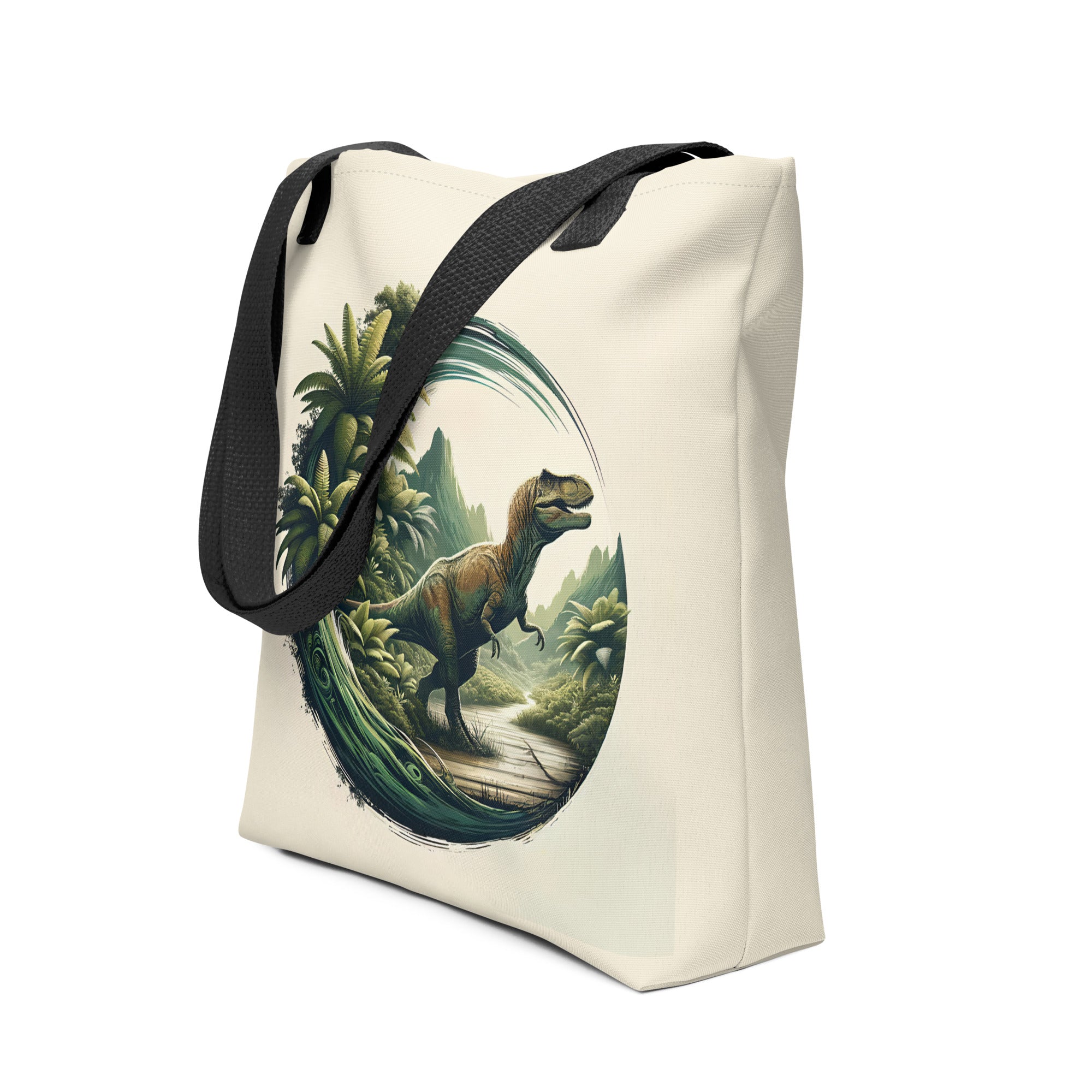 Staurikosaurus Jungle - Dinosaur Tote Bag