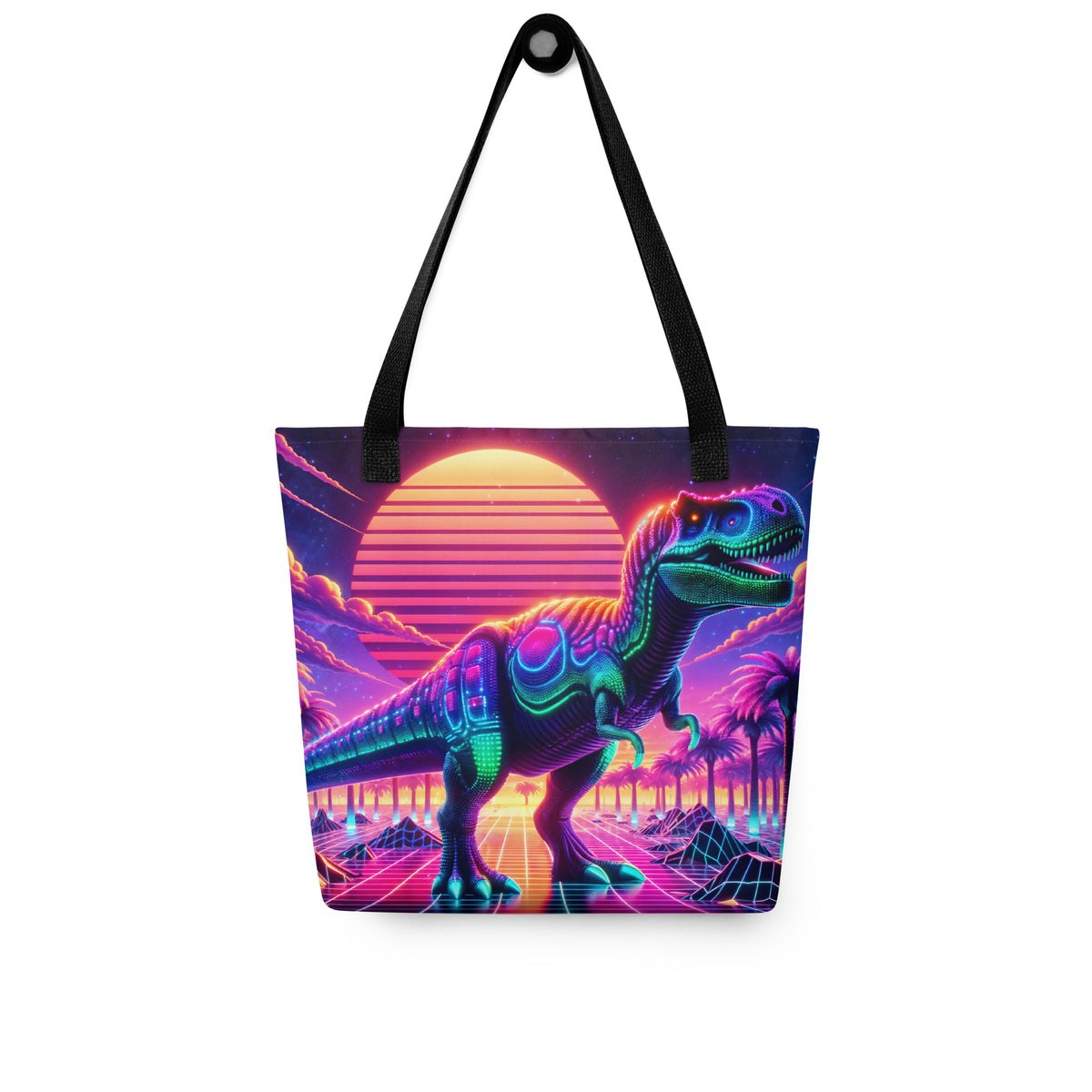 SynthRex - Dinosaur Tote Bag