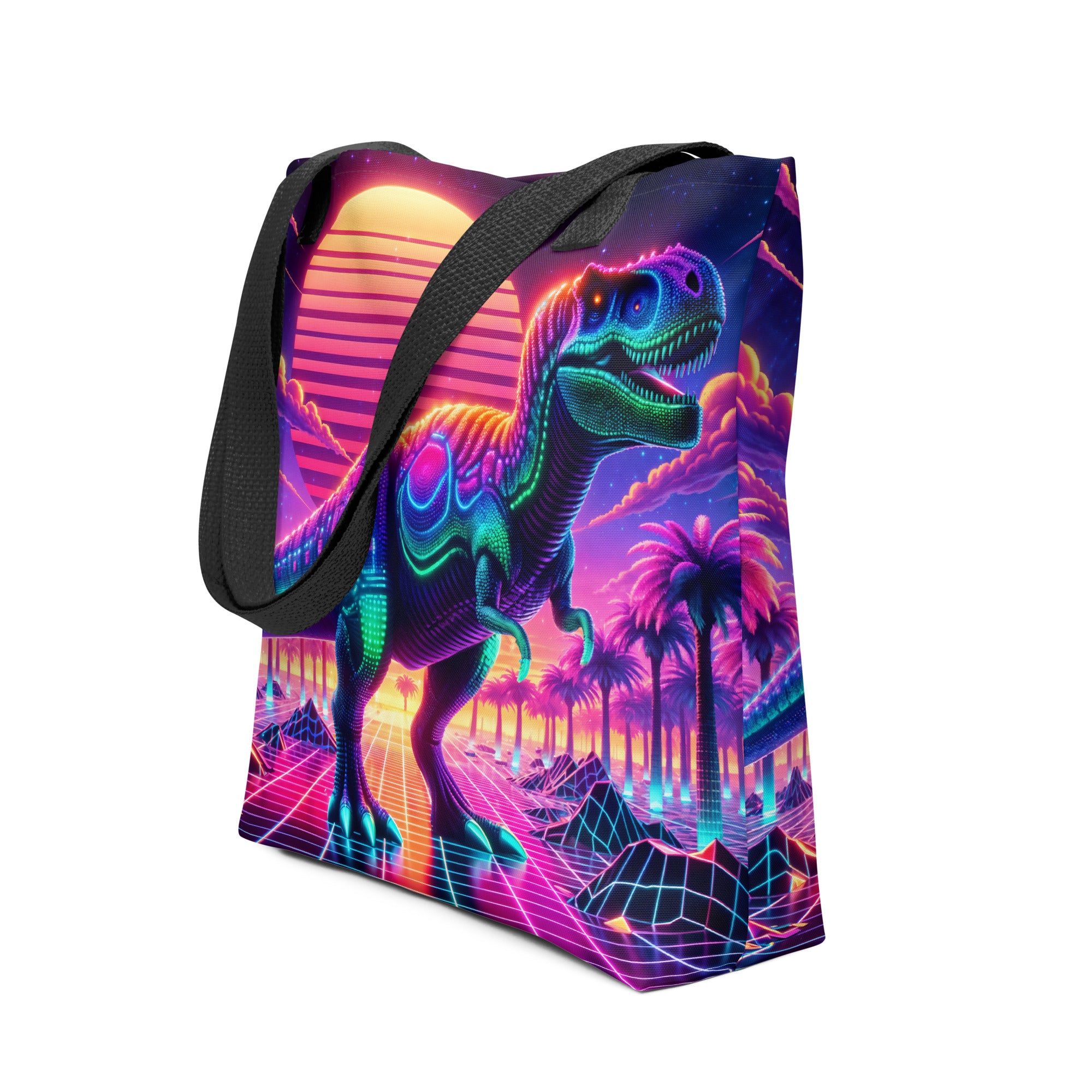 SynthRex - Dinosaur Tote Bag