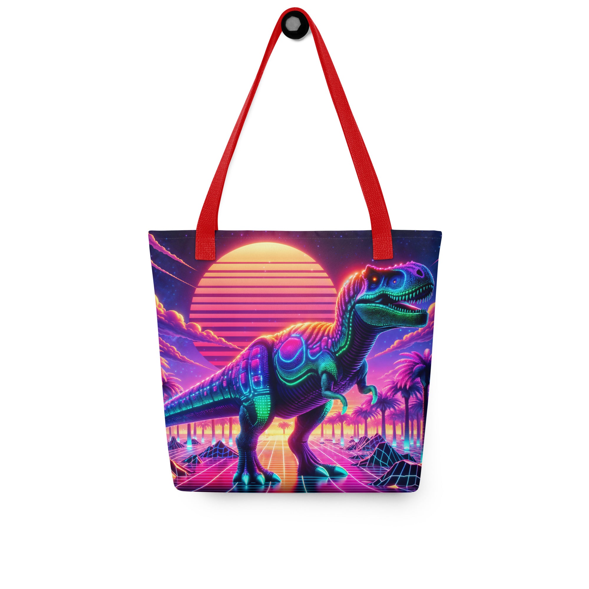 SynthRex - Dinosaur Tote Bag