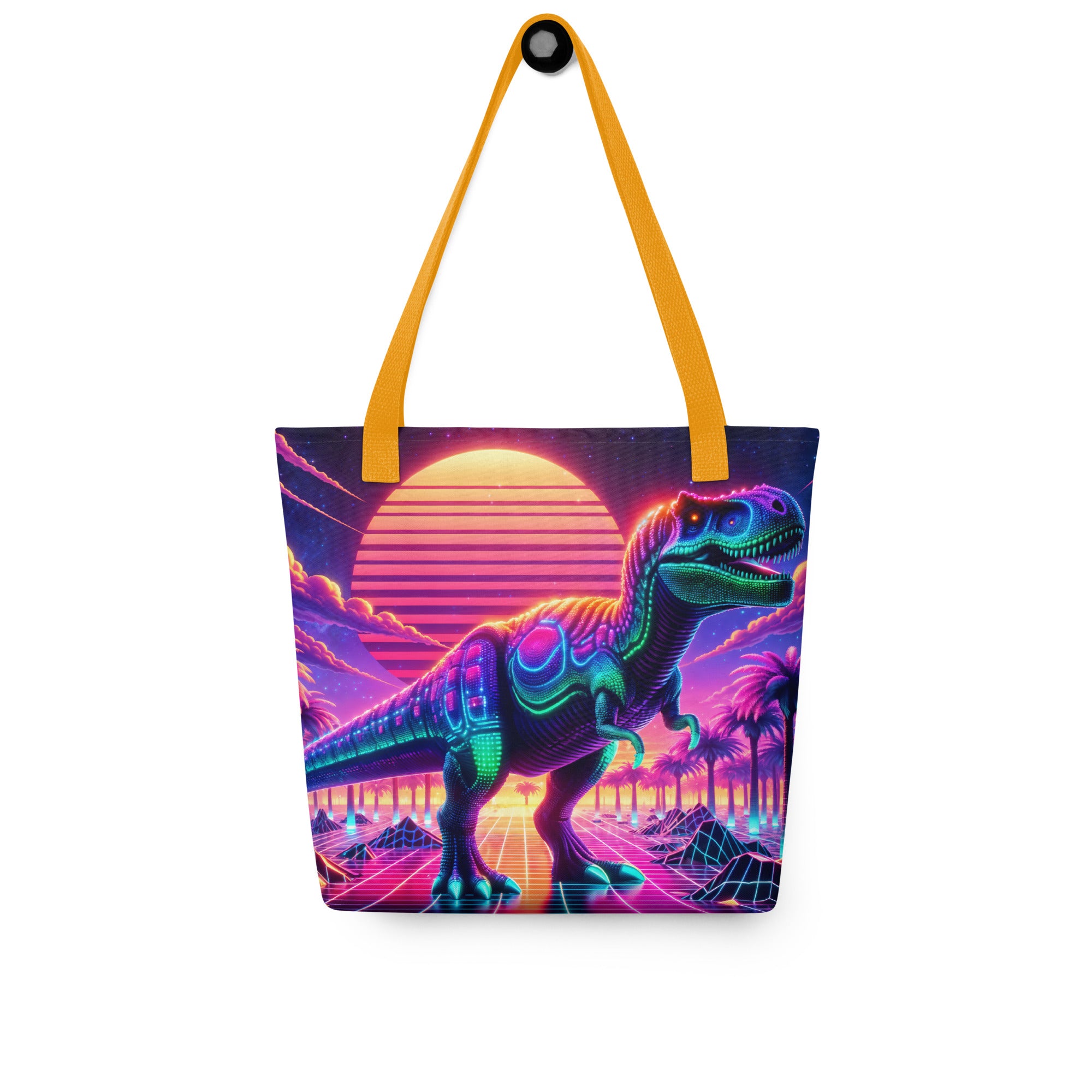 SynthRex - Dinosaur Tote Bag