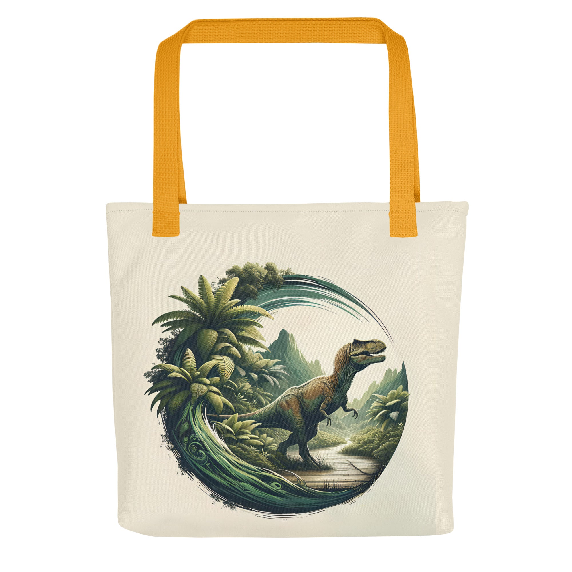 Staurikosaurus Jungle - Dinosaur Tote Bag