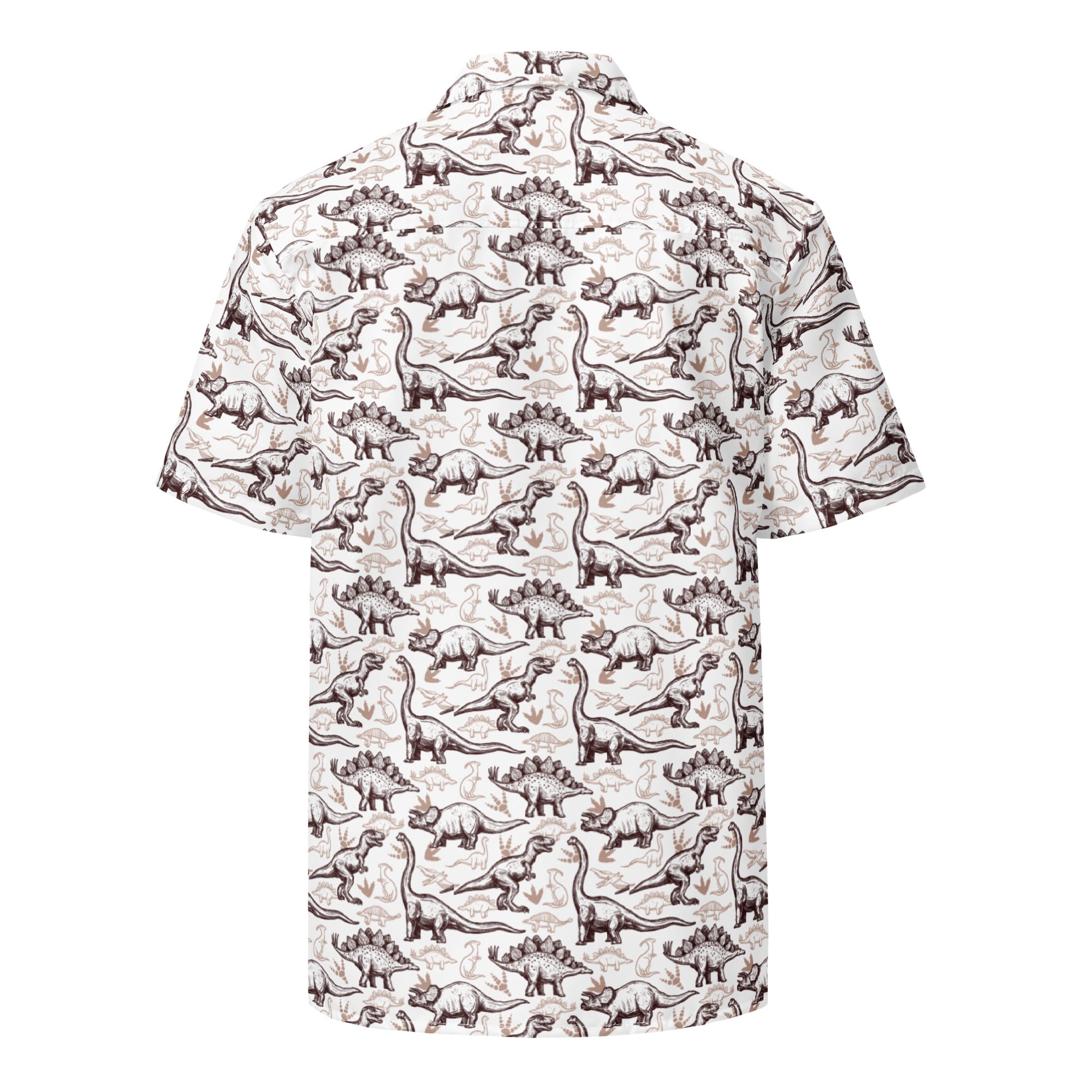 Stencil Dinosaurs - Hawaiian Dinosaur Shirt