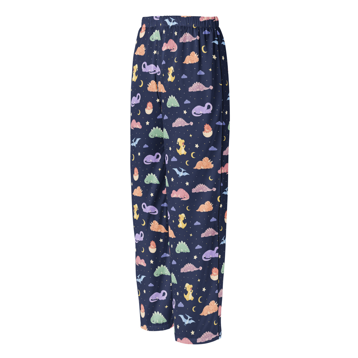 Sleepy Dinos women's dinosaur pajama pants - right back view