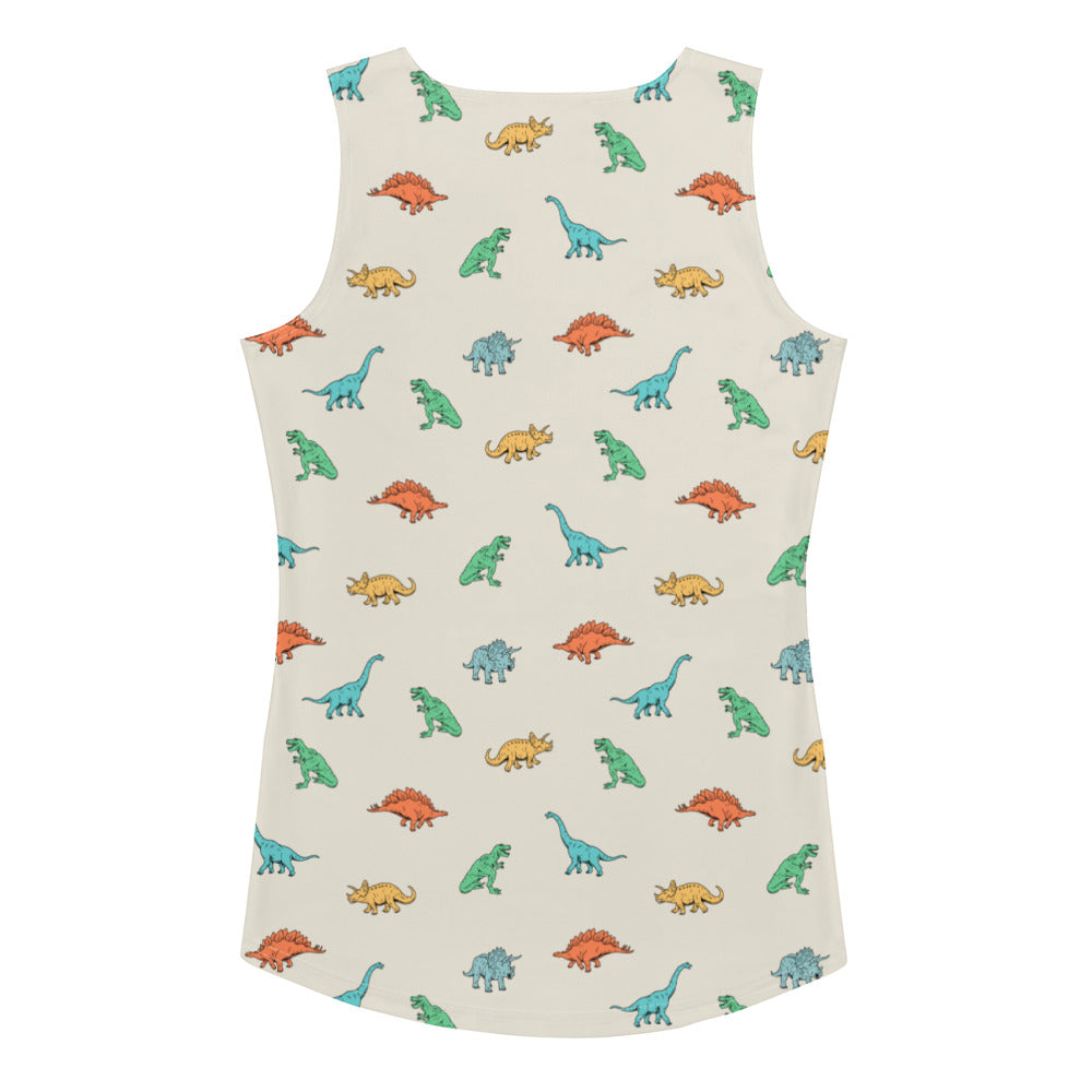 Colorful Dino's - Women's Dinosaur Tank Top