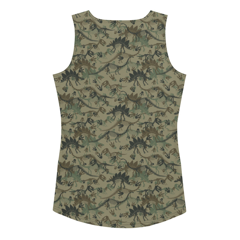 Camo Dinos - Women's Dinosaur Tank Top