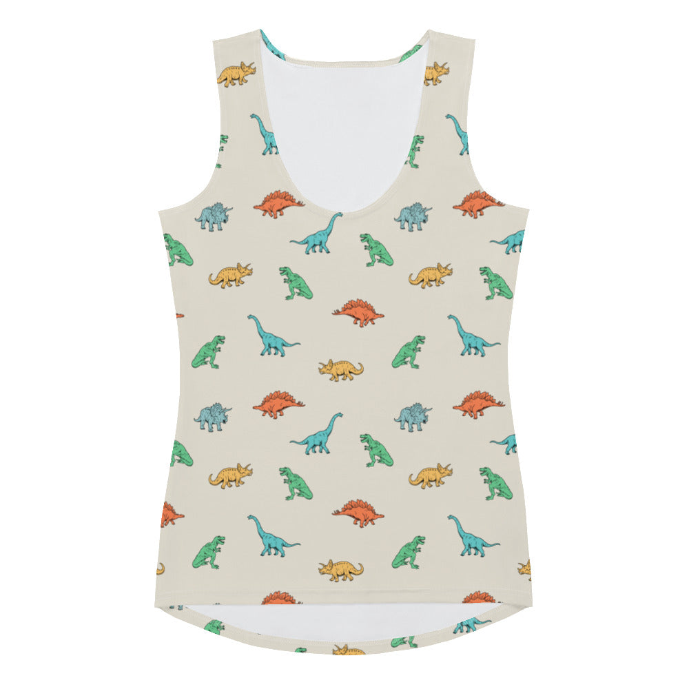 Colorful Dino's - Women's Dinosaur Tank Top