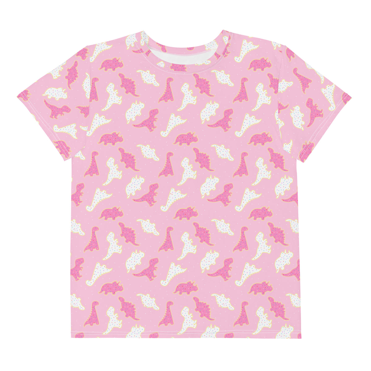 Frosted Dino Cookie - Girls Dinosaur T-Shirt