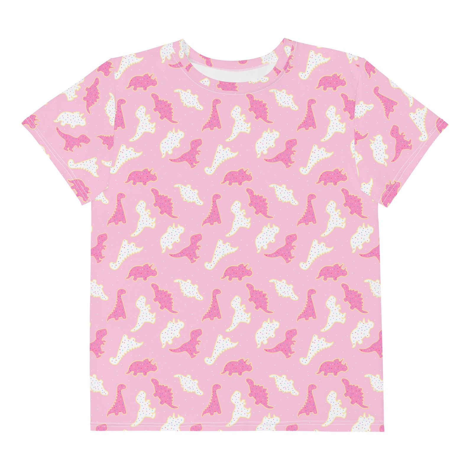 Frosted Dino Cookie - Girls Dinosaur T-Shirt