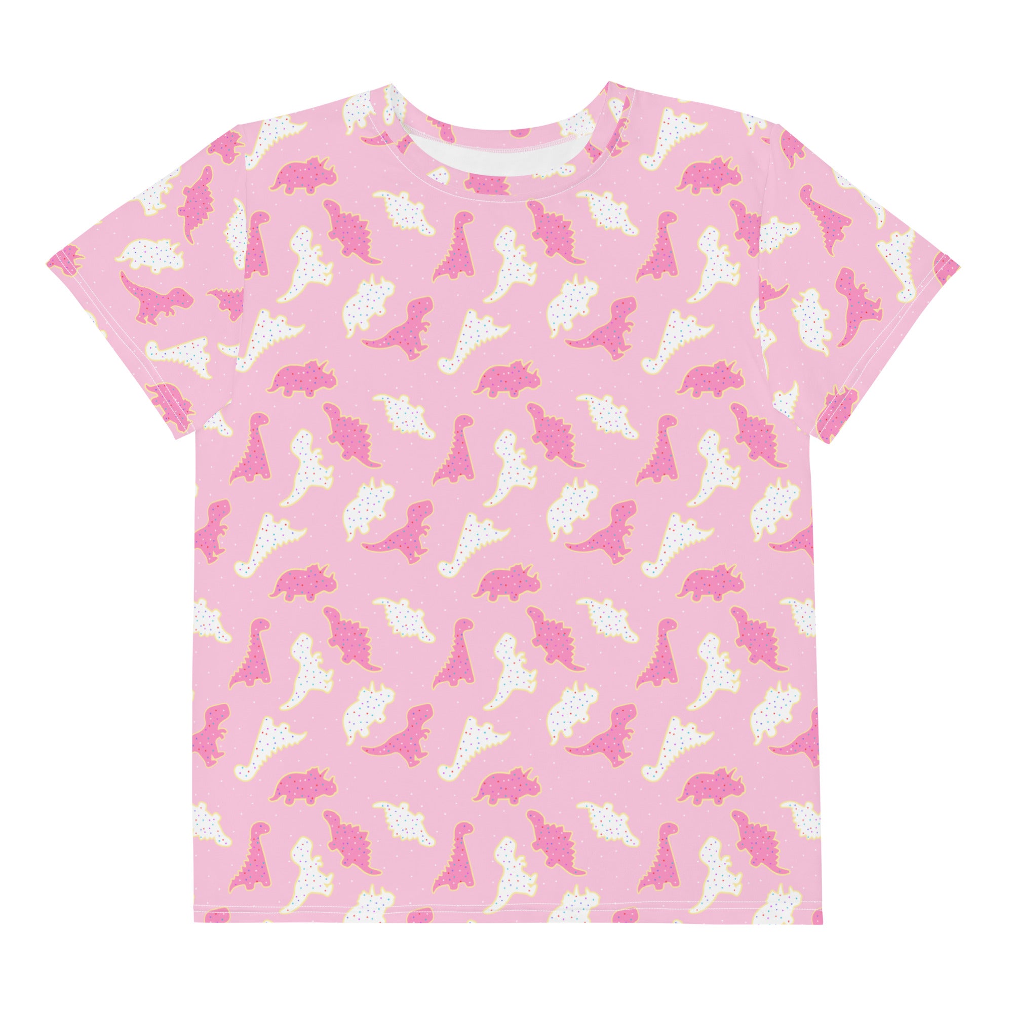 Frosted Dino Cookie - Girls Dinosaur T-Shirt