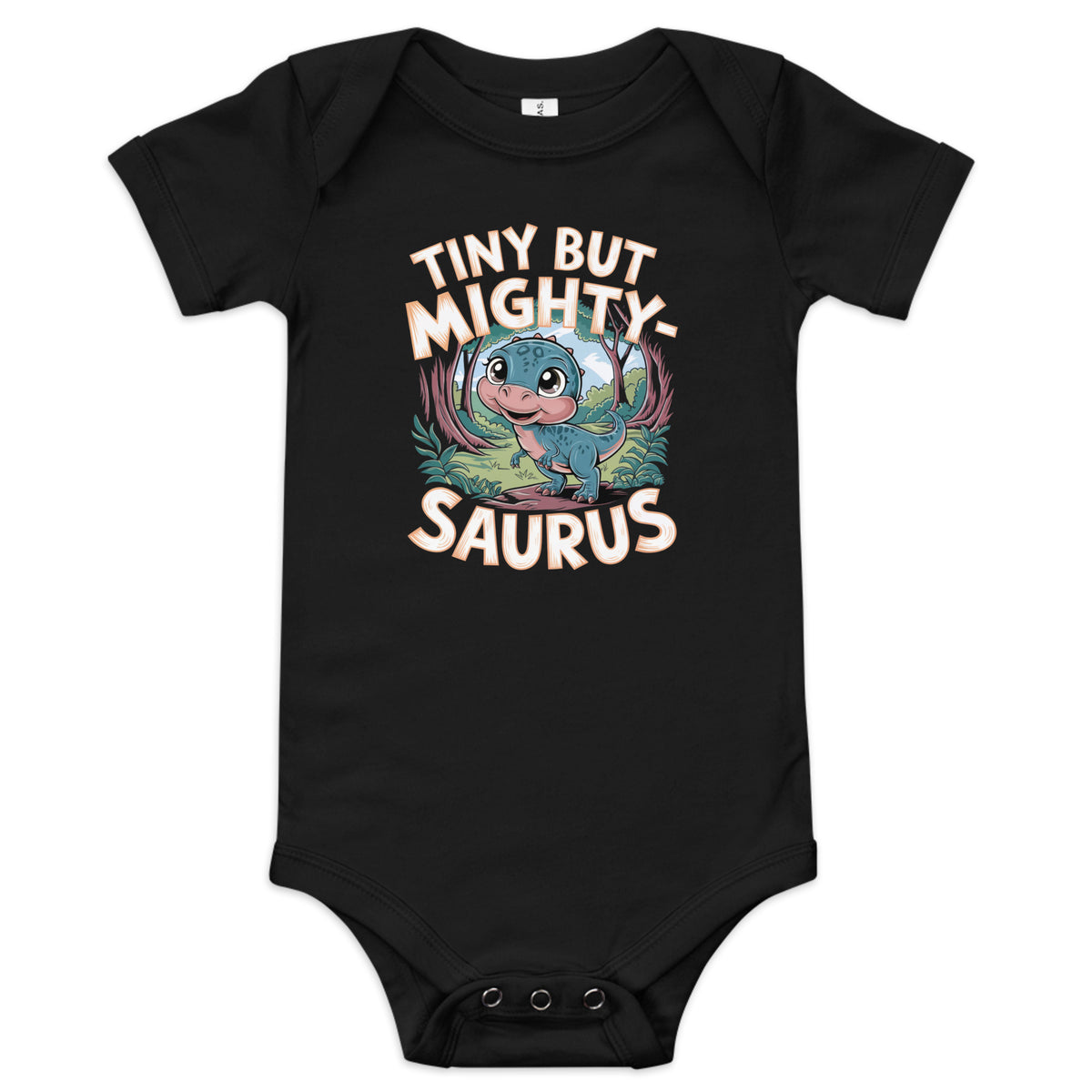 Tiny, but Mighty-Saurus - Dinosaur Baby Bodysuit