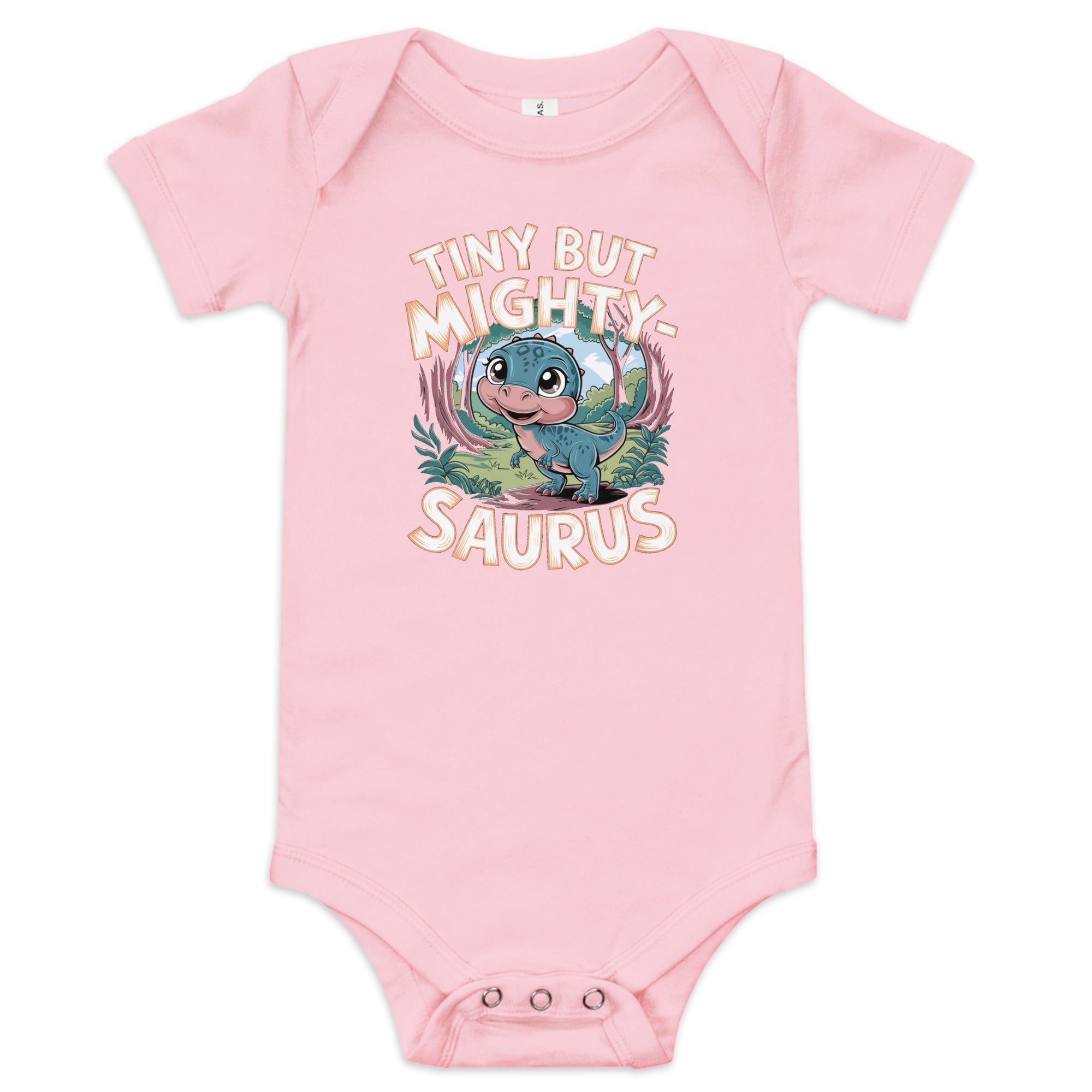 Tiny, but Mighty-Saurus - Dinosaur Baby Bodysuit