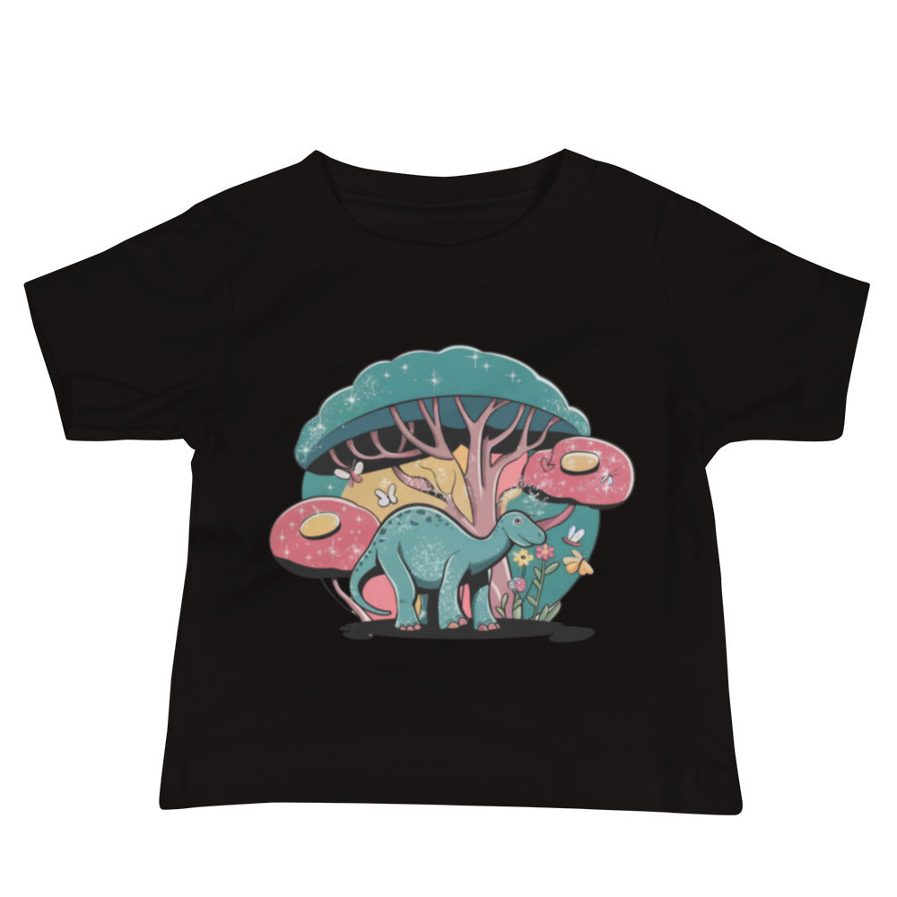 Abstract Dino Forest - Baby Dinosaur T-Shirt