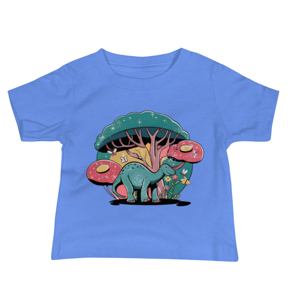 Abstract Dino Forest - Baby Dinosaur T-Shirt