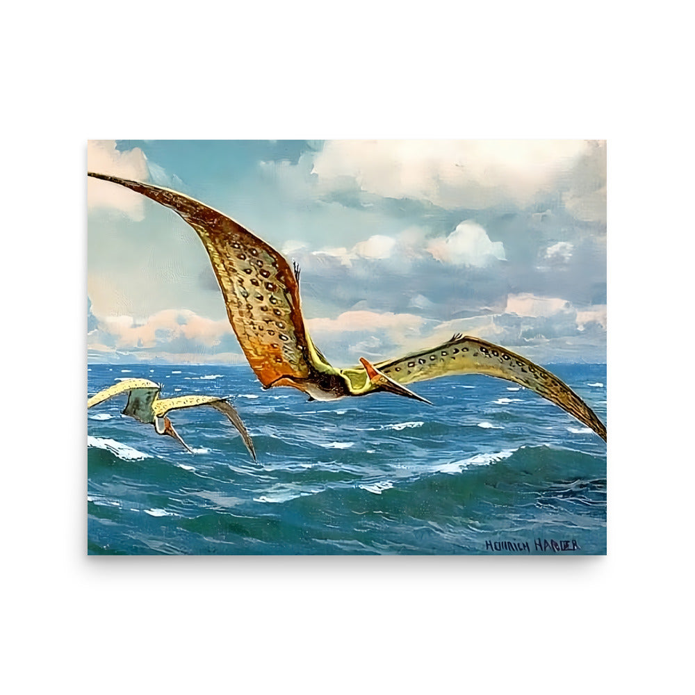 Pteranodon - Dinosaur Poster