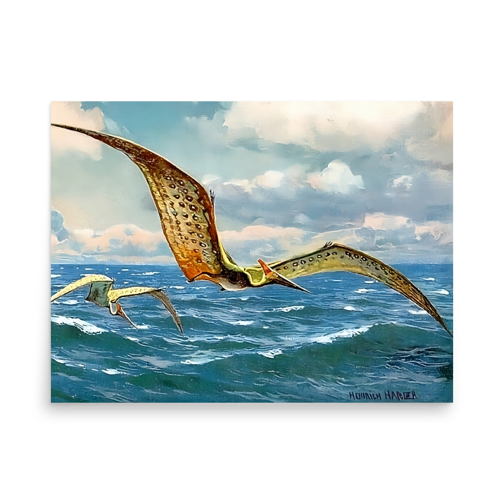 Pteranodon - Dinosaur Poster