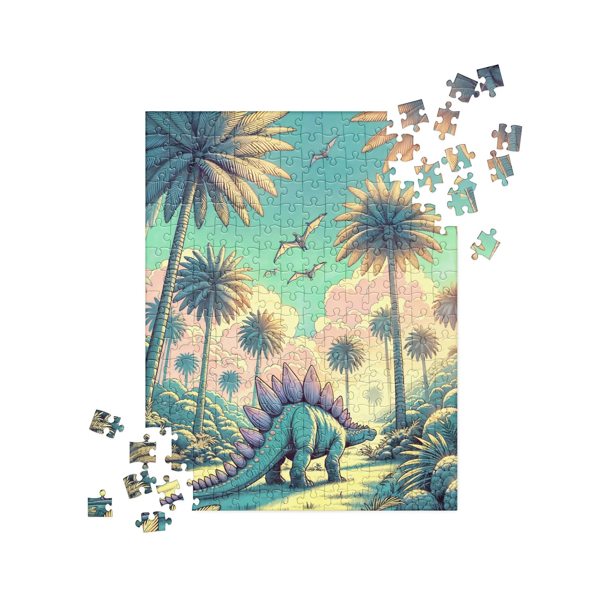 Serene Stegosaurus - Dinosaur Puzzle