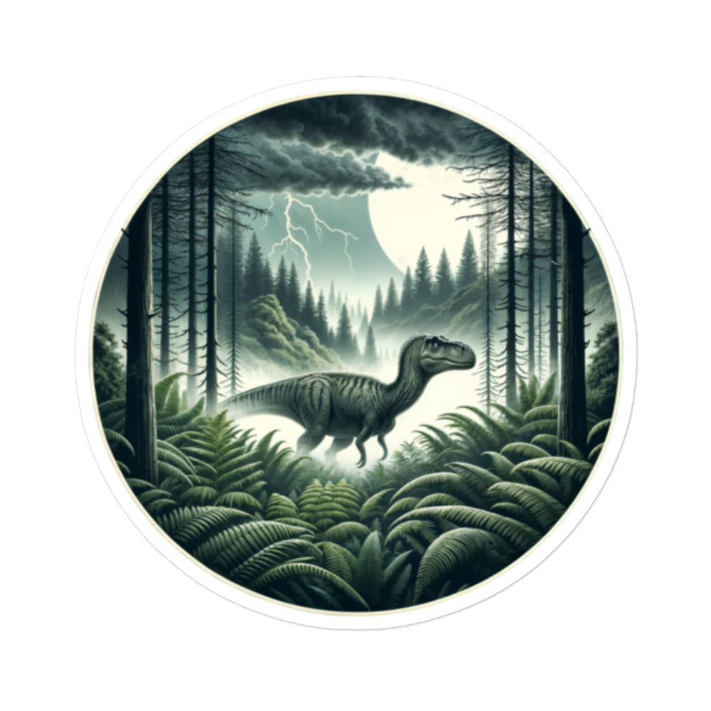 Piatnitzkysaurus Rainstorm - Dinosaur Sticker