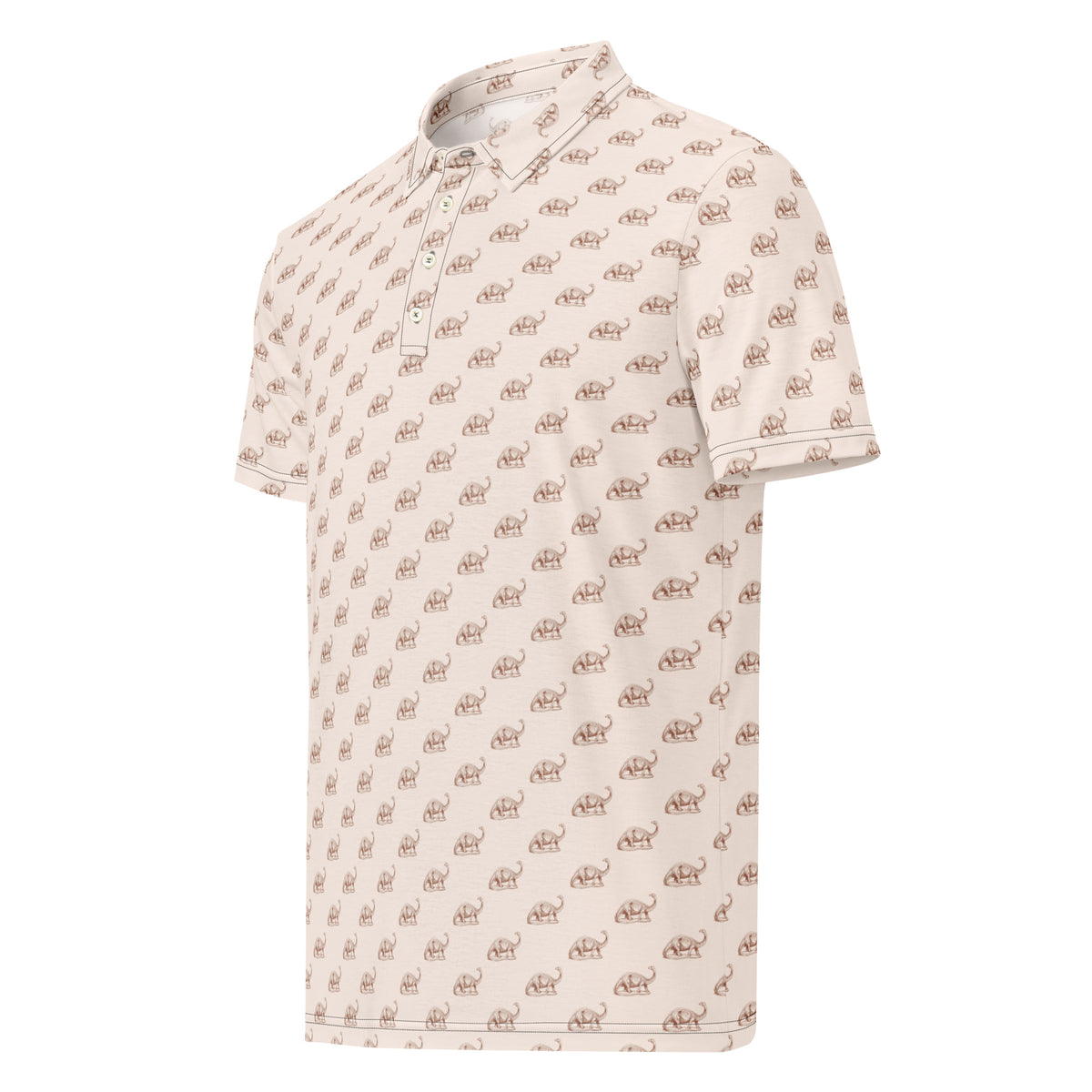 Brontosaurus - Dinosaur Slim Fit Polo
