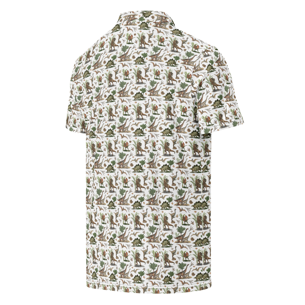 Realistic Dinos - Dinosaur Slim Fit Polo