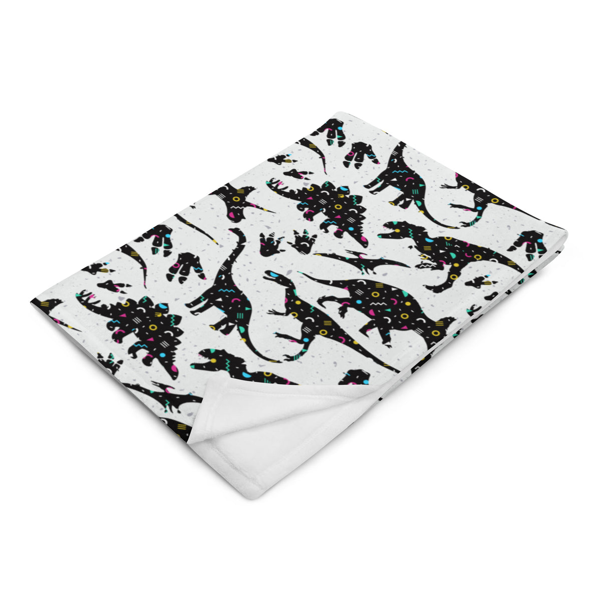 Crazy 90&#39;s - Dinosaur Throw Blanket