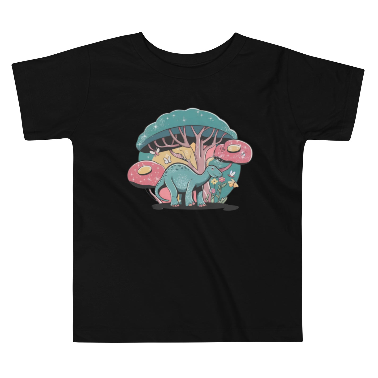 Abstract Dino Forest - Toddler Dinosaur T-Shirt