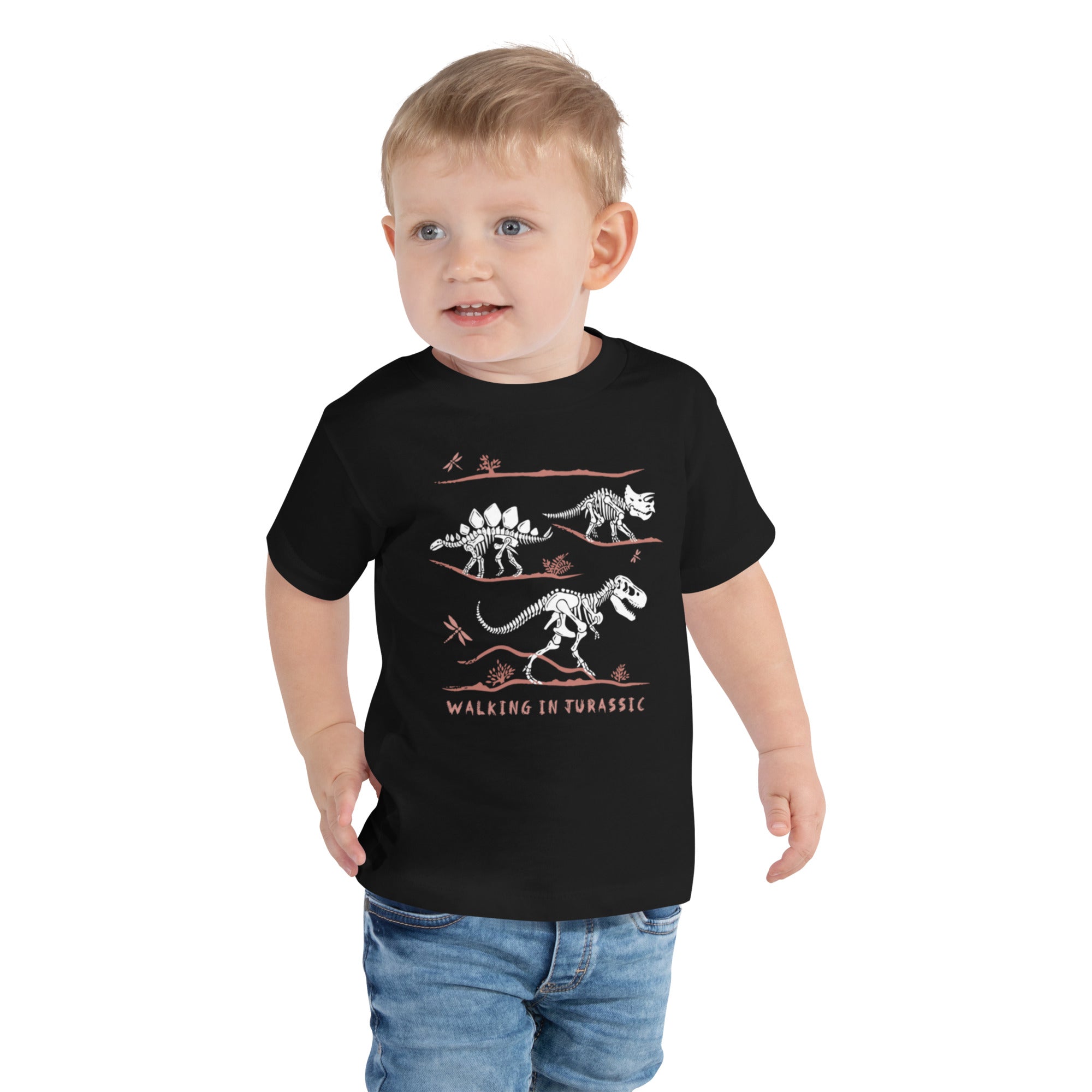 Walking in the Jurassic - Toddler Dinosaur Shirt