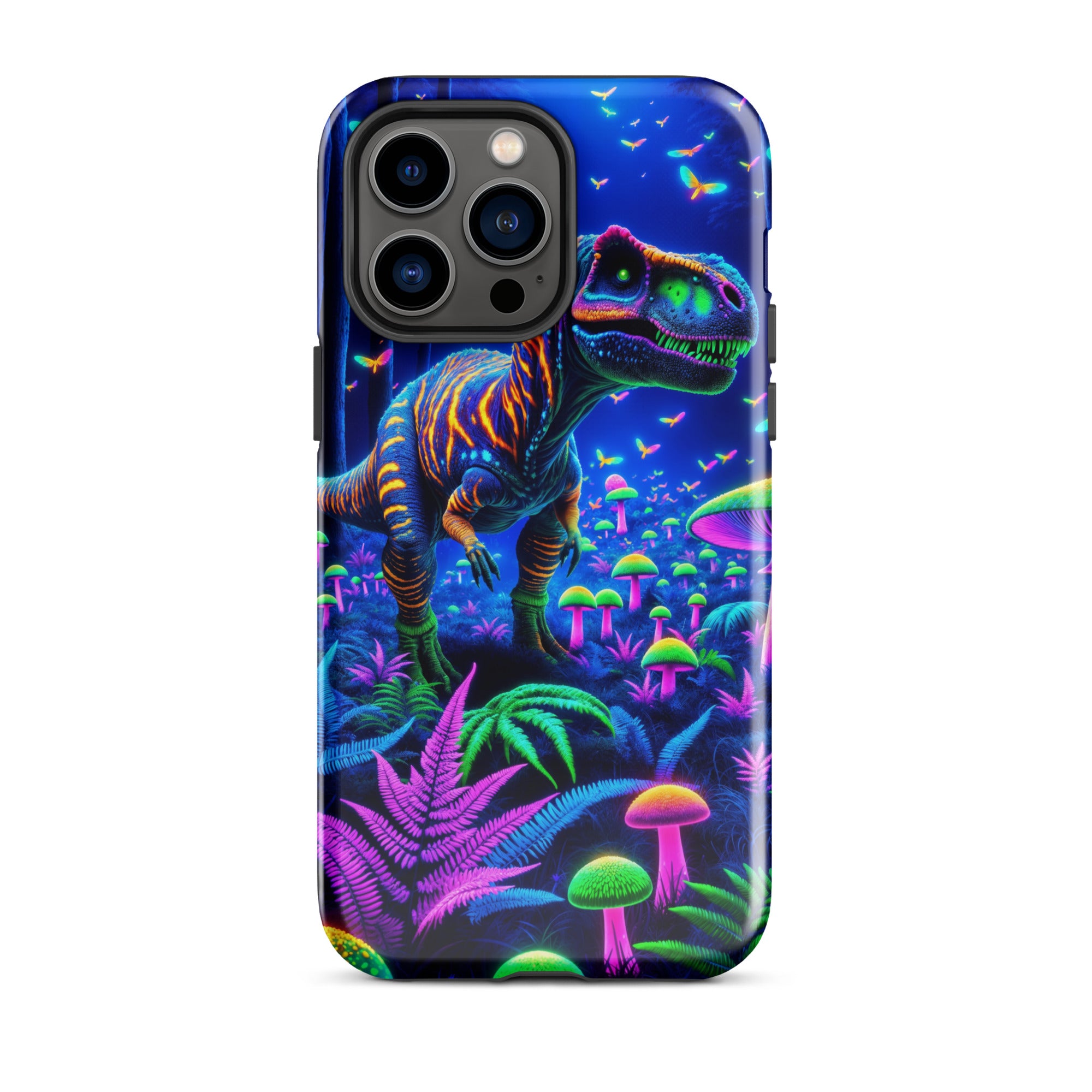 Glowing Dubreuillosaurus - Dinosaur iPhone Case