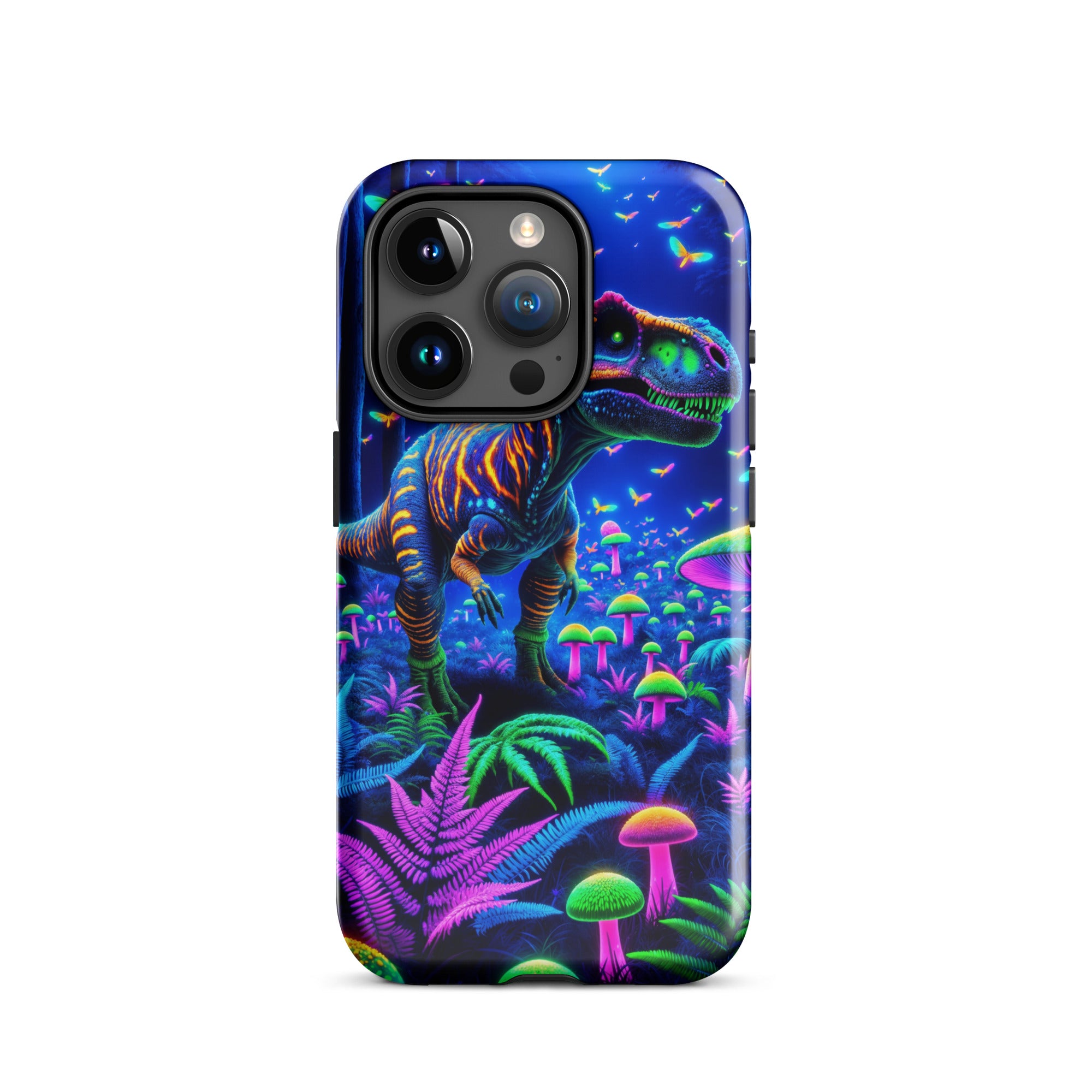 Glowing Dubreuillosaurus - Dinosaur iPhone Case