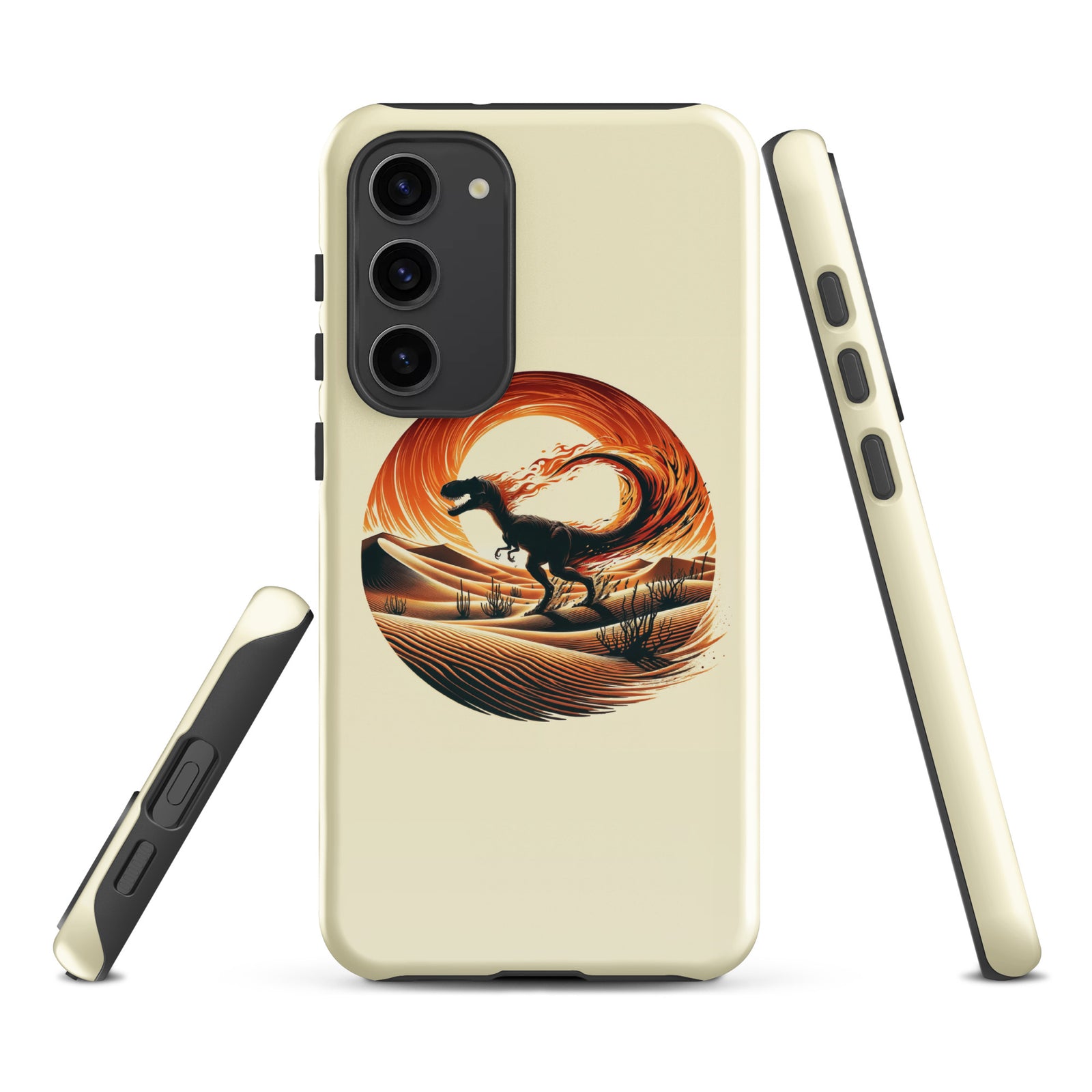 Flaming Staurikosaurus - Dinosaur Samsung Phone