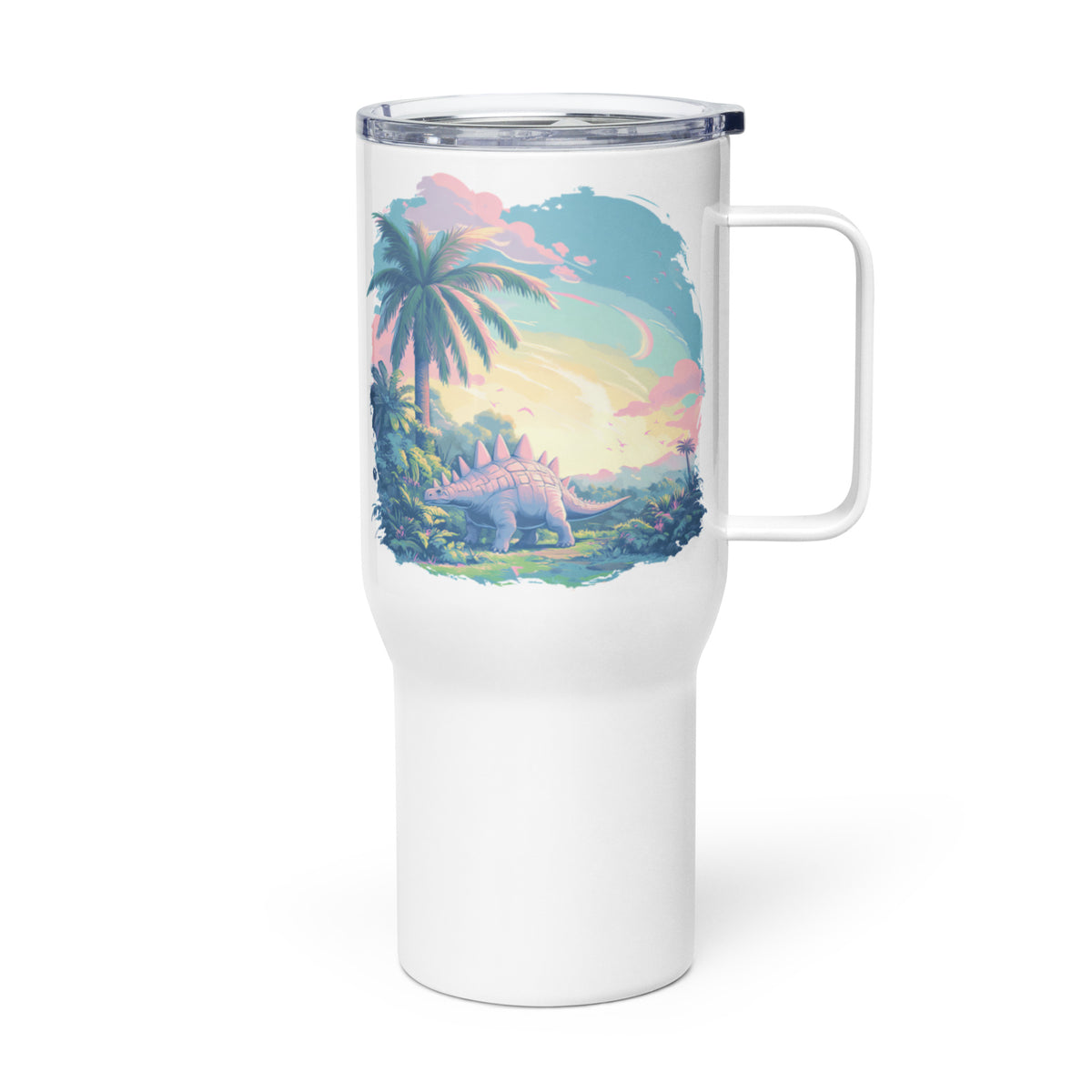 Serene Stegosaurus - Dinosaur Tumbler