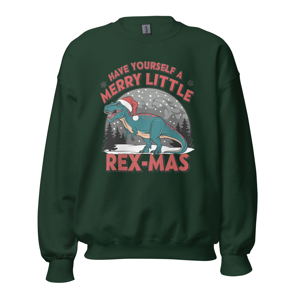 Merry Little Rexmas - Dinosaur Sweatshirt