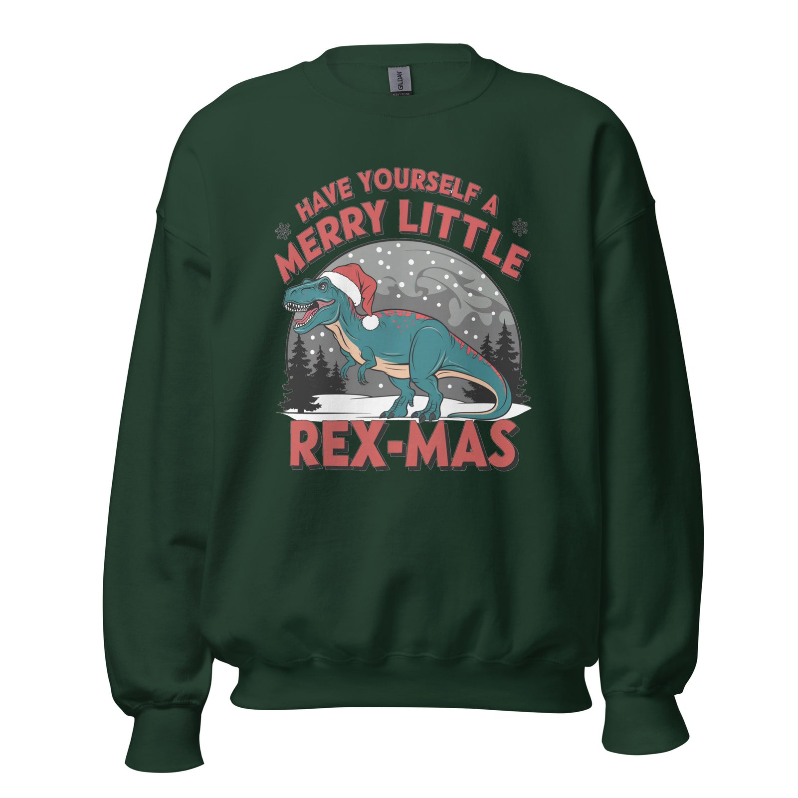 Merry Little Rexmas - Dinosaur Sweatshirt