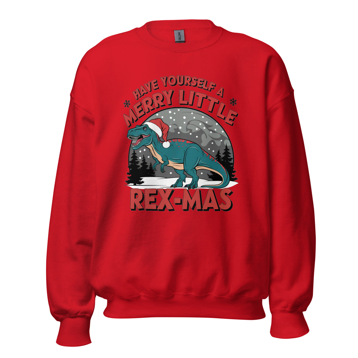 Merry Little Rexmas - Dinosaur Sweatshirt